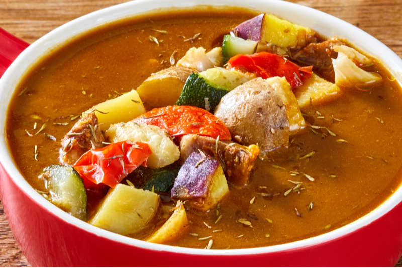 ゴロゴロ野菜のスープカレー
