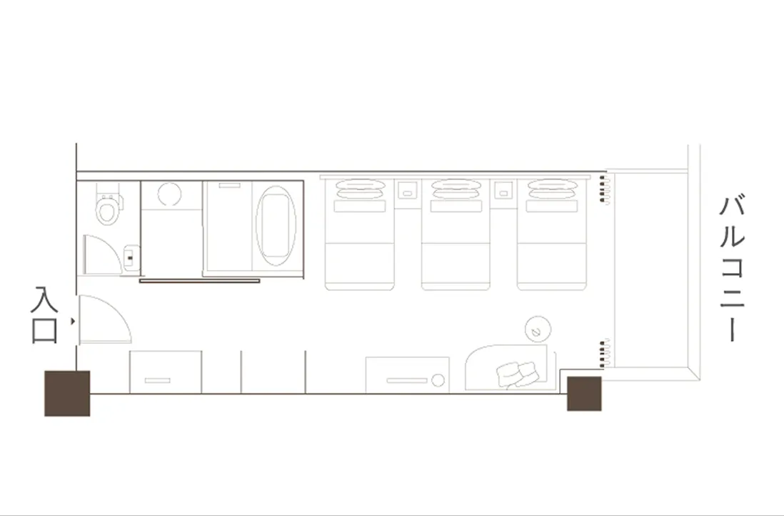 デラックスハイフロアルーム