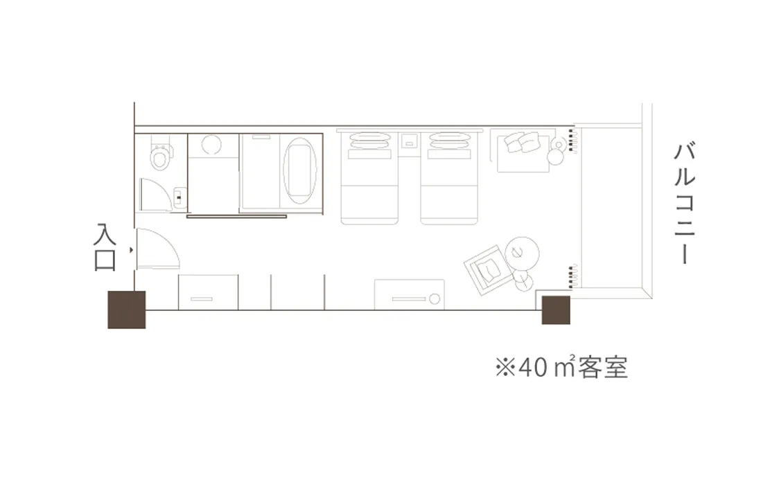 デラックスハイフロアルーム